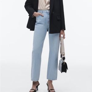 ZARA MID-RISE Z1975 STRAIGHT LEG JEANS